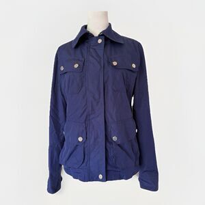 Lauren Ralph Lauren Jacket Women Size PS Navy Blue Full Zipper